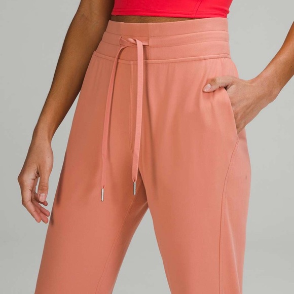 lululemon Ready To Rulu High Rise HR Joggers Sweatpants Pink Savannah size 8 - Picture 3 of 7